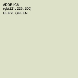 #DDE1C8 - Beryl Green Color Image