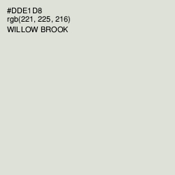 #DDE1D8 - Willow Brook Color Image