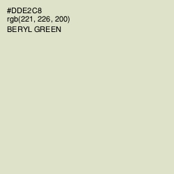 #DDE2C8 - Beryl Green Color Image