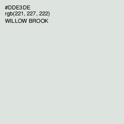 #DDE3DE - Willow Brook Color Image