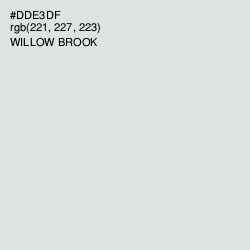 #DDE3DF - Willow Brook Color Image