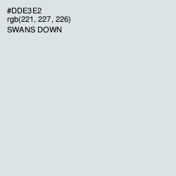 #DDE3E2 - Swans Down Color Image