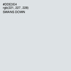 #DDE3E4 - Swans Down Color Image