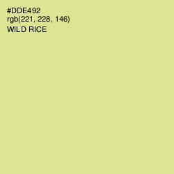 #DDE492 - Wild Rice Color Image