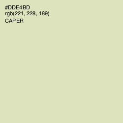 #DDE4BD - Caper Color Image