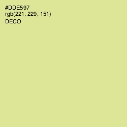 #DDE597 - Deco Color Image