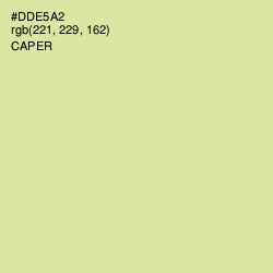#DDE5A2 - Caper Color Image