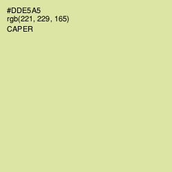 #DDE5A5 - Caper Color Image