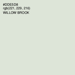 #DDE5D8 - Willow Brook Color Image