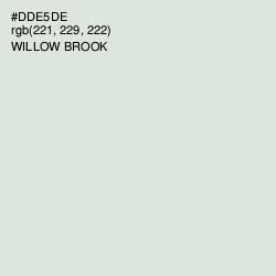 #DDE5DE - Willow Brook Color Image