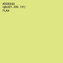 #DDE683 - Flax Color Image