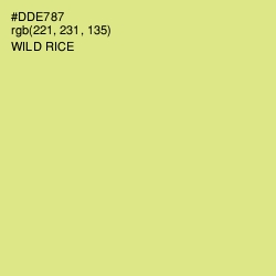 #DDE787 - Wild Rice Color Image