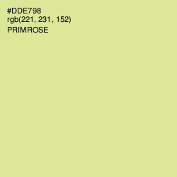 #DDE798 - Primrose Color Image