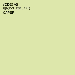 #DDE7AB - Caper Color Image