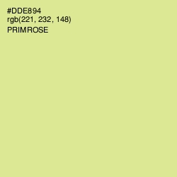 #DDE894 - Primrose Color Image