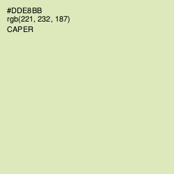#DDE8BB - Caper Color Image