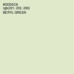 #DDE9C8 - Beryl Green Color Image