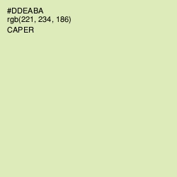 #DDEABA - Caper Color Image