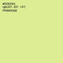 #DDED93 - Primrose Color Image