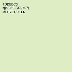 #DDEDC5 - Beryl Green Color Image