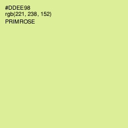 #DDEE98 - Primrose Color Image
