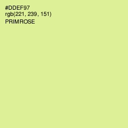 #DDEF97 - Primrose Color Image