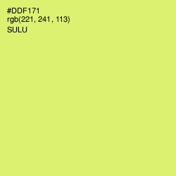 #DDF171 - Sulu Color Image