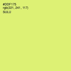 #DDF175 - Sulu Color Image