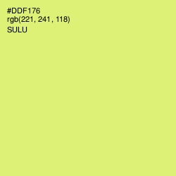 #DDF176 - Sulu Color Image