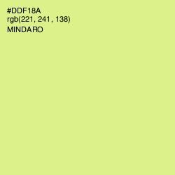 #DDF18A - Mindaro Color Image
