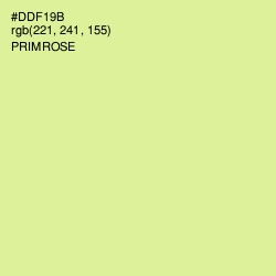 #DDF19B - Primrose Color Image