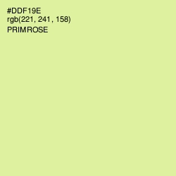 #DDF19E - Primrose Color Image