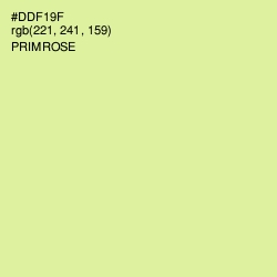 #DDF19F - Primrose Color Image