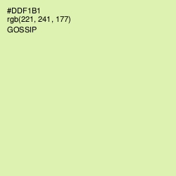 #DDF1B1 - Gossip Color Image