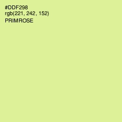 #DDF298 - Primrose Color Image