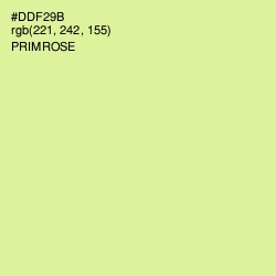 #DDF29B - Primrose Color Image