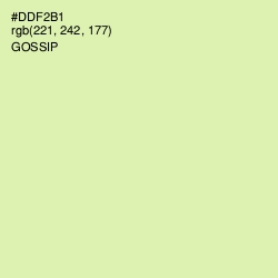 #DDF2B1 - Gossip Color Image