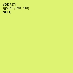 #DDF371 - Sulu Color Image