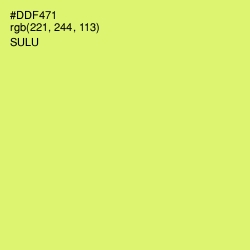 #DDF471 - Sulu Color Image