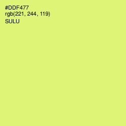 #DDF477 - Sulu Color Image