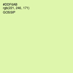 #DDF6AB - Gossip Color Image