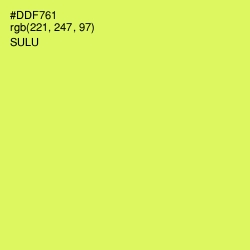 #DDF761 - Sulu Color Image