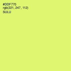 #DDF770 - Sulu Color Image