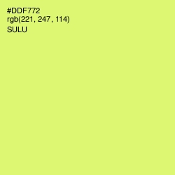 #DDF772 - Sulu Color Image