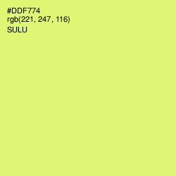 #DDF774 - Sulu Color Image