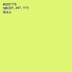 #DDF775 - Sulu Color Image