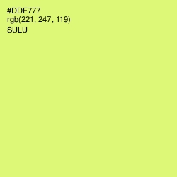 #DDF777 - Sulu Color Image