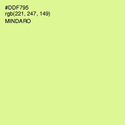 #DDF795 - Mindaro Color Image