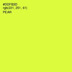 #DDFB3D - Pear Color Image
