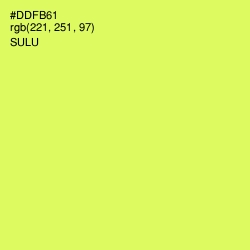 #DDFB61 - Sulu Color Image